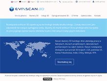Tablet Screenshot of evixscan3d.pl